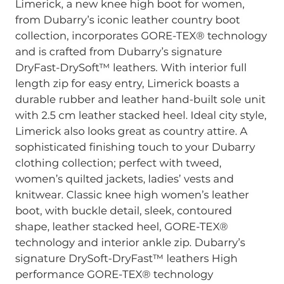 Dubarry Black Limerick Ladies Boots 39 - Picture 6 of 11
